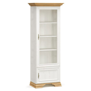 Showcase Jaden pakoworld golden oak-white antique 70.5x43x197.5cm