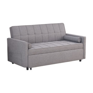 Sofa-bed Jursy pakoworld gray fabric 170x91x90cm