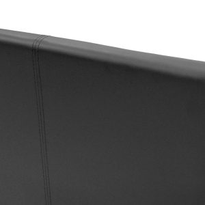006 000014 4 5 Bed Nevil pakoworld PU black matte 100x200Indoor furniture > Beds