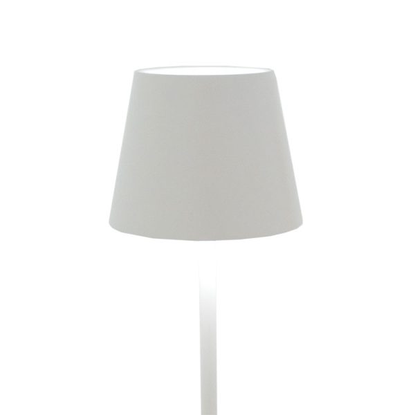 009 000110 2 6 Brave pakoworld LED touch table lamp rechargeable white D10x35cmLighting > Table