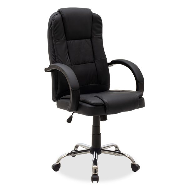 015 000055 5 Manager office chair Cara pakoworld with pu black colourOffice furniture > Manager office chairs
