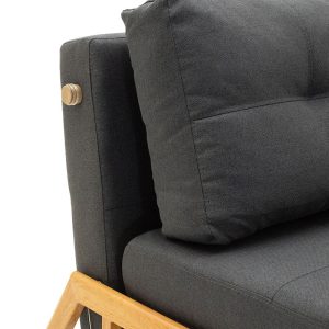 024 000009 3 8 Fancy pakoworld armchair-bed with charcoal fabric 95x98x70cmIndoor furniture > Armchair bed