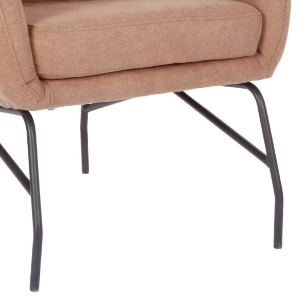 024 000036 4 2 Armchair Rimbo pakoworld rotten apple velvet fabric-black leg 66x81x102cmSPRING OFFERS