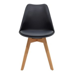 029 000051 2 12 Chair Gaston pakoworld PP with PU color black - oakIndoor furniture > Chairs