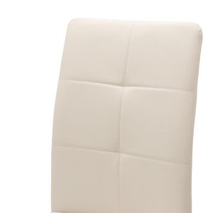 029 000070 4 4 Chair Ariadne pakoworld PU white-chrome legIndoor furniture > Chairs