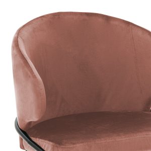 029 000103 4 2 Chair Nalu pakoworld velvet rotten apple-black golden legSPRING OFFERS