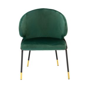 029 000104 3 2 Chair Nalu pakoworld velvet dark green-black golden legSPRING OFFERS