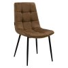 029 000128 10 Chair Ditta pakoworld with mocha pu - wooden legs walnutIndoor furniture > Chairs