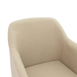 029 000145 4 3 Safira armchair pakoworld PU fabric beige-natural 57x58x84cmIndoor furniture > Living room armchairs