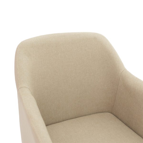 029 000145 4 3 Safira armchair pakoworld PU fabric beige-natural 57x58x84cmIndoor furniture > Living room armchairs