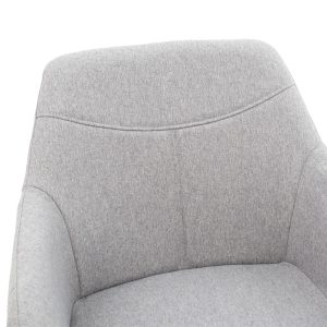 029 000146 4 5 Armchair Nasima pakoworld fabric grey-natural 57x58x84cmIndoor furniture > Living room armchairs