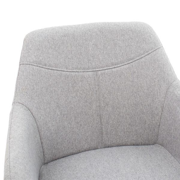 029 000146 4 5 Armchair Nasima pakoworld fabric grey-natural 57x58x84cmIndoor furniture > Living room armchairs