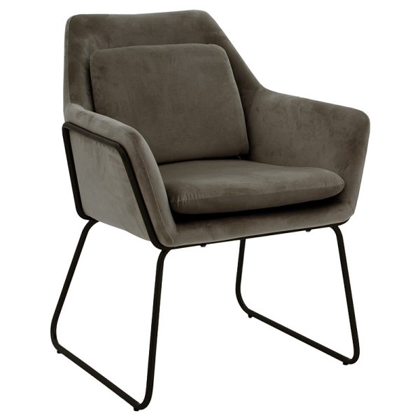 029 000161 5 Armchair Mira pakoworld anthracite-black 65x69x86cmIndoor furniture > Living room armchairs