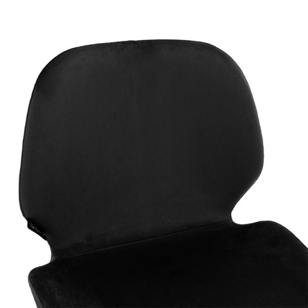 029 000191 4 Bar Stool Impel metal golden legs-velvet blackHOT DEALS
