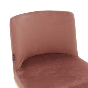 029 000196 4 6 Bar Stool medium height Impartial I metal golden legs-velvet rotten appleIndoor furniture > Bar stools