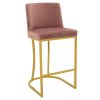 029 000196 9 Bar stool Inflame pakoworld height PU anthracite - metal blackIndoor furniture > Bar stools