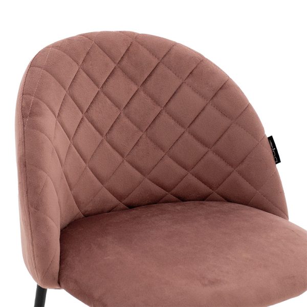 029 000199 4 4 Bar Stool Kudos metal black legs-velvet rotten appleIndoor furniture > Bar stools