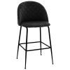 029 000200 8 Dining table Cuba pakoworld MDF color sonoma-black 70x70x75cmIndoor furniture > Dining Tables