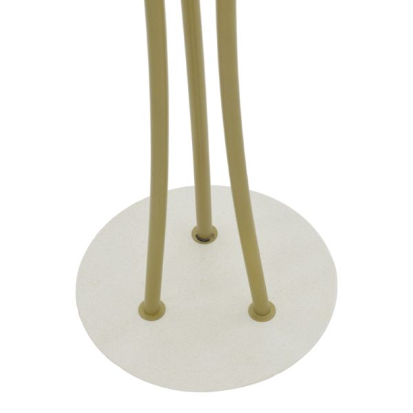 029 000231 3 2 Coat stand Marianni pakoworld gold-white metal 50x38x182cmIndoor furniture > Hoods - Hangers