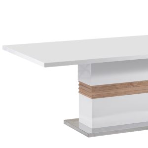 029 000263 2 2 Zoekrin Inart table white mdf 200x100x76cmIndoor furniture > Dining Tables