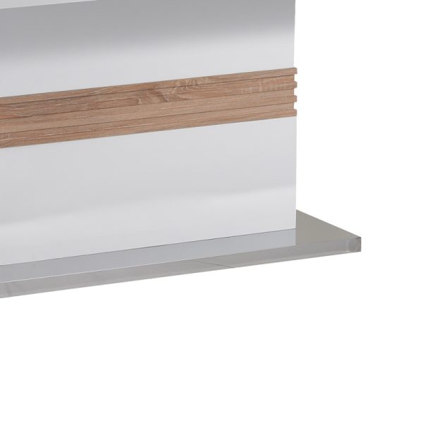 029 000263 3 2 Zoekrin Inart table white mdf 200x100x76cmIndoor furniture > Dining Tables