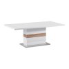 029 000263 5 Side table Soleire Inart white marble sintered stone D50x46cmIndoor furniture > Coffee tables