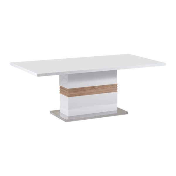 029 000263 5 Zoekrin Inart table white mdf 200x100x76cmIndoor furniture > Dining Tables