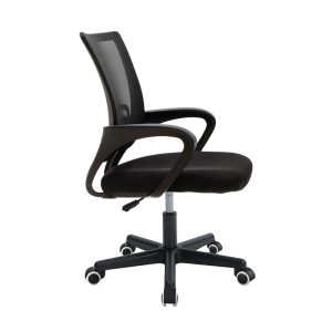 029 000323 2 15 Berto II pakoworld office chair with mesh fabric in black shade 60x48x85-95cmOffice furniture > Office chair for children