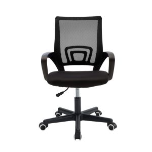 029 000323 3 15 Berto II pakoworld office chair with mesh fabric in black shade 60x48x85-95cmOffice furniture > Office chair for children