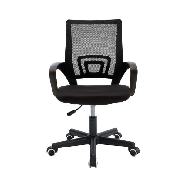 029 000323 3 15 Berto II pakoworld office chair with mesh fabric in black shade 60x48x85-95cmOffice furniture > Office chair for children