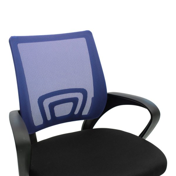 029 000325 4 12 Berto II pakoworld office chair with mesh fabric in blue-black shade 60x48x85-95cmOffice furniture > Office chair for children