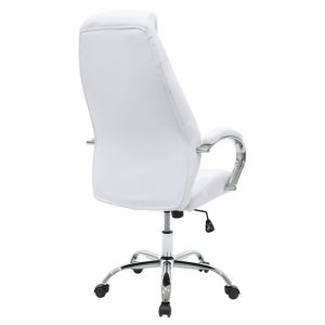 033 000008 2 5 Sonar pakoworld manager office chair with PU in white colorOffice furniture > Manager office chairs