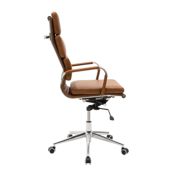 033 000012 2 8 Manager office chair Tokyo pakoworld with pu brown tabac antique colourOffice furniture > Manager office chairs