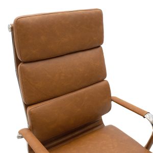 033 000012 4 8 Manager office chair Tokyo pakoworld with pu brown tabac antique colourOffice furniture > Manager office chairs
