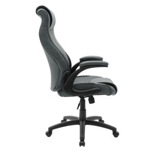 033 000017 2 4 Manager office chair Bear pakoworld with pu grey antique-black colourOffice furniture > Manager office chairs