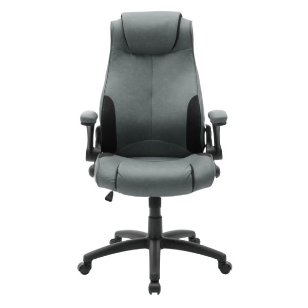 033 000017 3 4 Manager office chair Bear pakoworld with pu grey antique-black colourOffice furniture > Manager office chairs