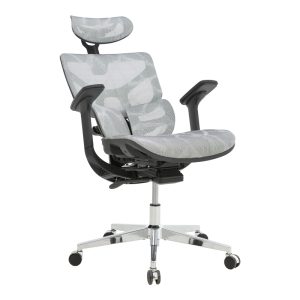033 000021 2 6 Director's office chair Karlo pakoworld white-black mesh fabric 72x70x112cmOffice furniture > Manager office chairs