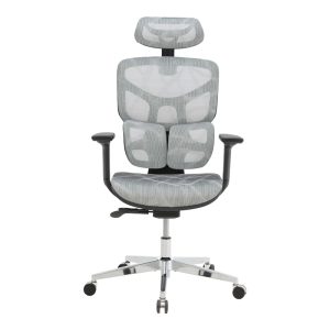 033 000021 4 6 Director's office chair Karlo pakoworld white-black mesh fabric 72x70x112cmOffice furniture > Manager office chairs