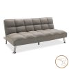 035 000019 13 3 seated sofa-bed Carmelo Pakoworld dark grey fabric 214x80x86cmIndoor furniture > Sofas-bed