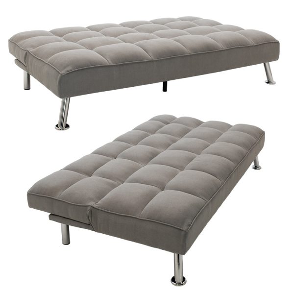 035 000019 2 10 3 seater Sofa-bed Rebel pakoworld with fabric in light grey color 189x92x82cmIndoor furniture > Sofas