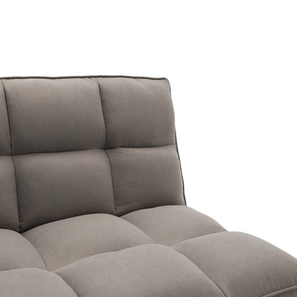 035 000019 3 10 3 seater Sofa-bed Rebel pakoworld with fabric in light grey color 189x92x82cmIndoor furniture > Sofas
