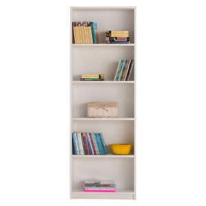 039 000015 2 8 Bookcase Max pakoworld white 58x23x170 cmIndoor furniture > Bookshelves