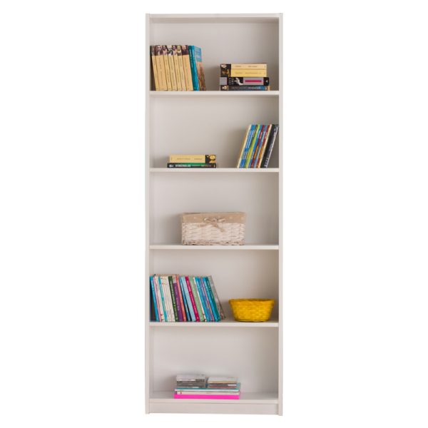 039 000015 2 8 Bookcase Max pakoworld white 58x23x170 cmIndoor furniture > Bookshelves