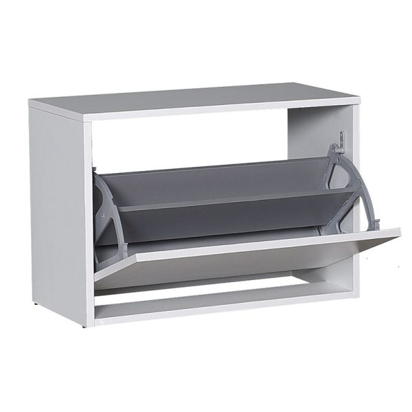039 000056 3 2 Shoes cabinet Step pakoworld 6 pairs in white color 60x30x42 cmIndoor furniture > Shoe storage cabinet & cupboards