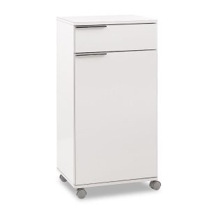 039 000136 3 Cabinet Chad pakoworld mobile in white gloss color 50x40x100cmIndoor furniture > Home organization > Bathroom > Cabinets