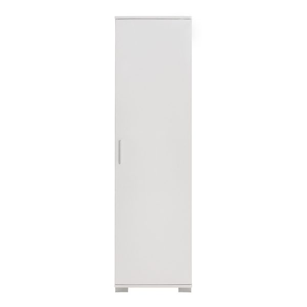 039 000154 3 7 Multipurpose cabinet Chad1 pakoworld white gloss 45x32x169cmIndoor furniture > Home organization > Bathroom > Cabinets
