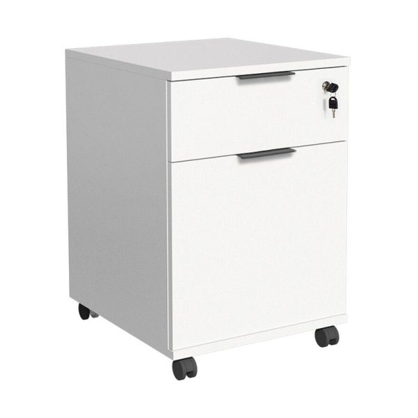 039 000206 5 Taker pakoworld office drawer unit on wheels in white shade 41x45x61cmOffice furniture > Drawers office