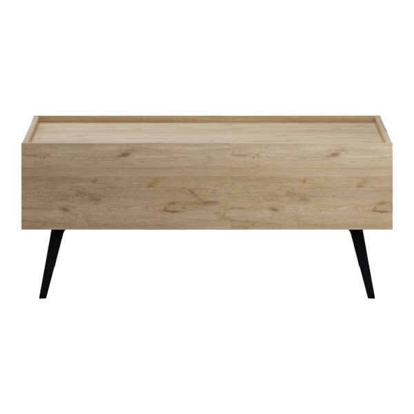039 000210 2 6 Coffee table with drawerTema pakoworld in oak shade 103x60x44cmIndoor furniture > Coffee tables