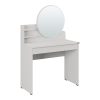 039 000211 6 Bedroom vanity with mirror Nashi I pakoworld in mink shade 90x47x147cmIndoor furniture > Drawers-consoles