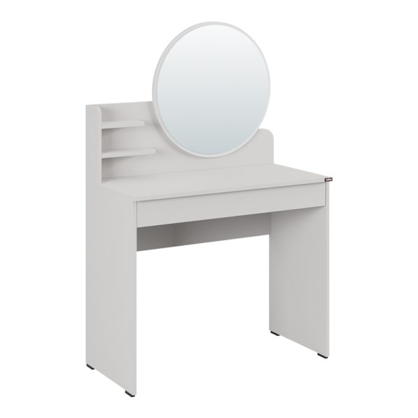 039 000211 6 Bedroom vanity with mirror Nashi pakoworld in mink shade 90x45x138cmIndoor furniture > Drawers-consoles